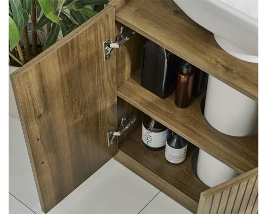 Hampshire Under Sink Bathroom Storage Unit Walnut