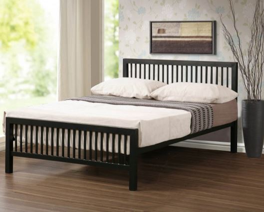 Meridian Double Bed Frame - Black