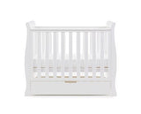 Seren Space Saver Cot + Sprung Mattress - White