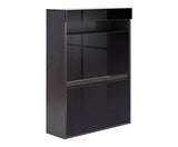 Graze Wall Hanging Two Tier Shoe Cabinet- Black