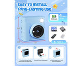 Kids Instant Print Camera - Blue