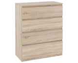 MALVERN 2 DOOR WARDROBE BEDROOM SET - SONOMA OAK EFFECT