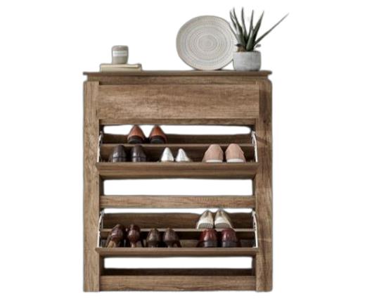Casis Oak Shoe Cabinet
