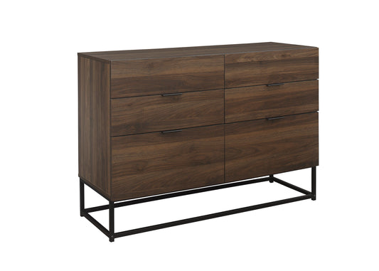 Hermione 6 Drawer Chest - Walnut