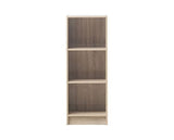 Traditional Medium Narrow Bookcase-Oak