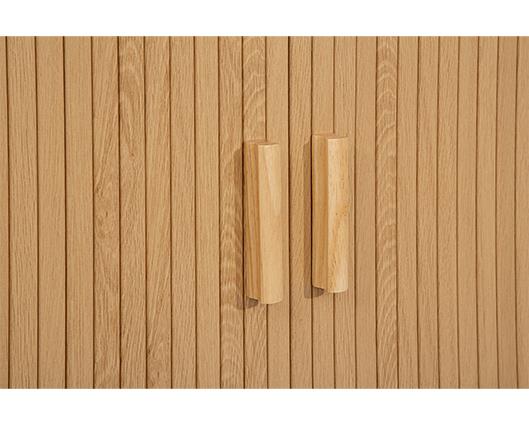 Axel Fluted Small TV Unit - Oak