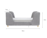 Lily Toddler Bed - Velvet Grey