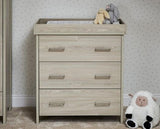 Nina 3 Piece Room Set - Grey Wash & White