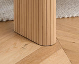 Axel Fluted Dining Bench - Oak