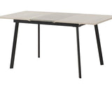 AVERY EXTENDING DINING SET (X4 CHAIRS) - CONCRETE/GREY VELVET