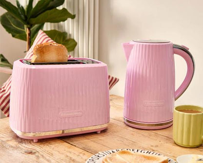 Russell Hobbs 2 Slice Eden Toaster Pink