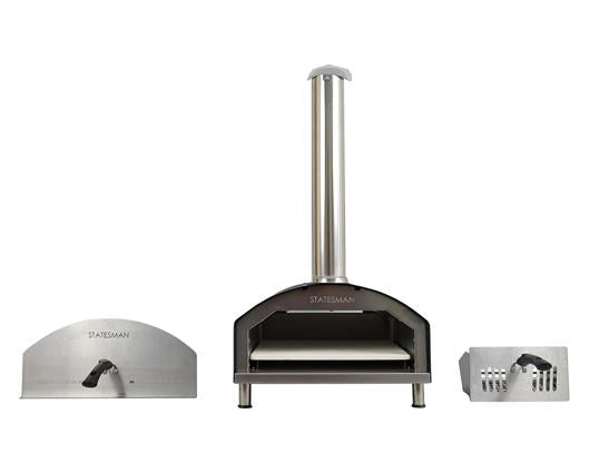 Statesman Tabletop Wood Fire Pizza Oven 13 inch