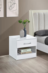 Highbury Bedside Pair - White