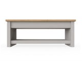 Lincoln Slide Top Coffee Table- Light Grey