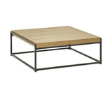 Ezra Square Tray Coffee Table Light Oak Effect
