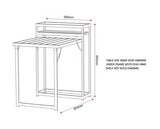 Foldaway 1+2 Garden Set - Black