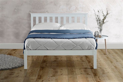 Denver Small Double Bed- White