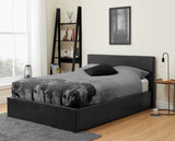 Berlin Ottoman King Bed - Black
