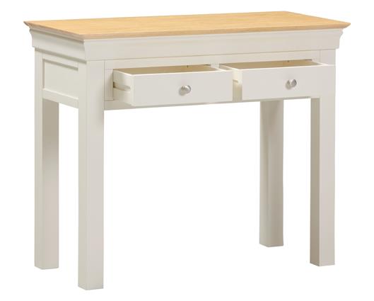 BORDEAUX CONSOLE TABLE - IVORY/OAK