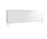Maeve 2 Door 3 Drawer Cabinet- White