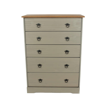 Corona Classic 5 drawer chest of drawers