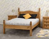 Corona King Size Bed High Foot End