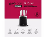 Good Food 5 Piece Knife Set with Block