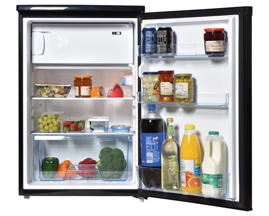 Statesman R155" 55cm Under Counter Fridge with 4* IceBox Black