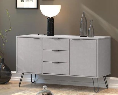 Austin Grey Medium Sideboard with 2 Doors, 3 Drawers