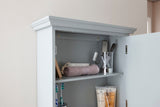 Classic Grey Mirrored Cabinet