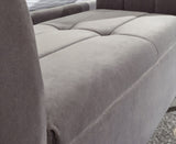 Phoebe Ottoman Storage Bench-Grey