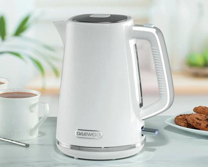 Daewoo Stirling 1.7L 3KW Jug Kettle White