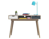 Culton Black & White 2 Drawer Desk