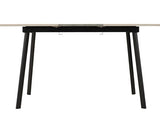 AVERY EXTENDING DINING SET (X4 CHAIRS) - CONCRETE/GREY VELVET