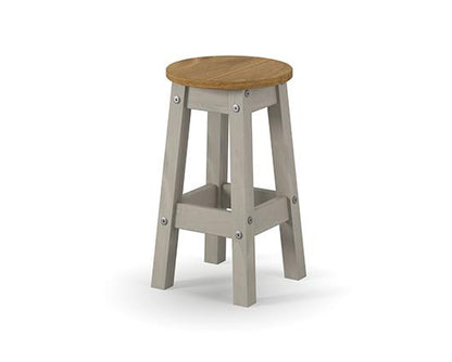 Corona low round breakfast stools (pair)