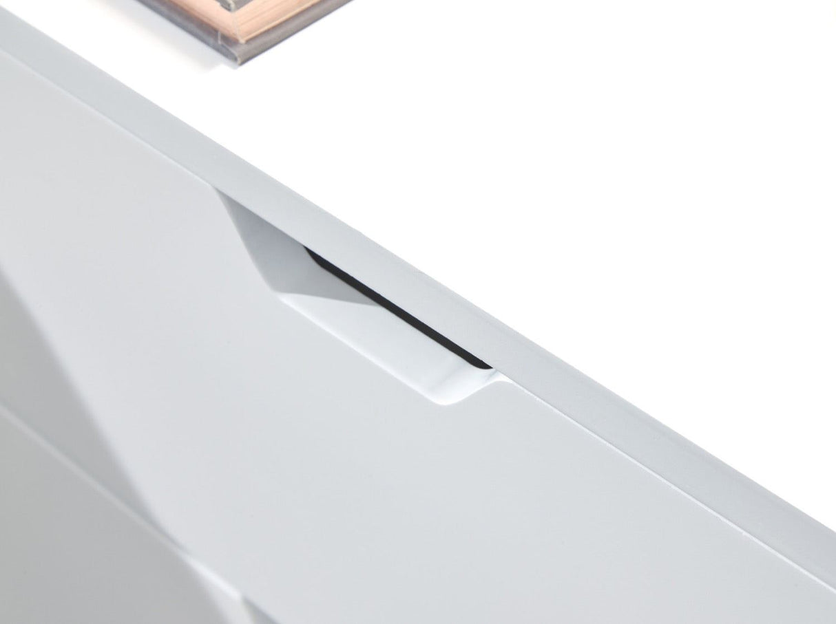 Nessi Pair of Bedside Tables-White
