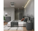 MALVERN 2 DOOR WARDROBE BEDROOM SET - GREY