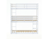 Talon Triple Bunk- White