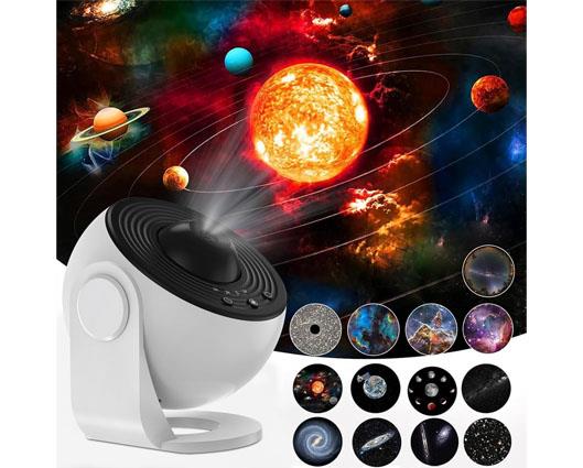 Galaxy LED Star Projector 13 in 1 with 12 Film Discs