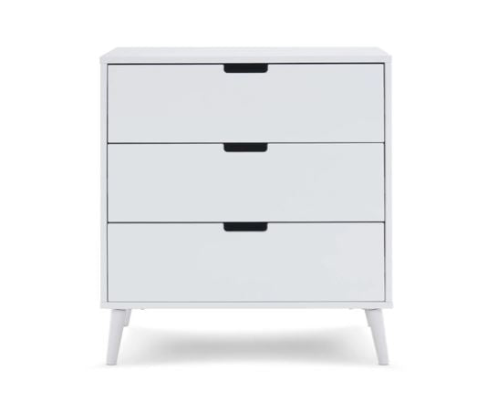 Maura 2 Piece Room Set - White with Acrylic