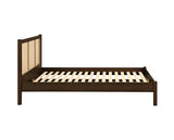 Croxley Rattan Bed Walnut - King