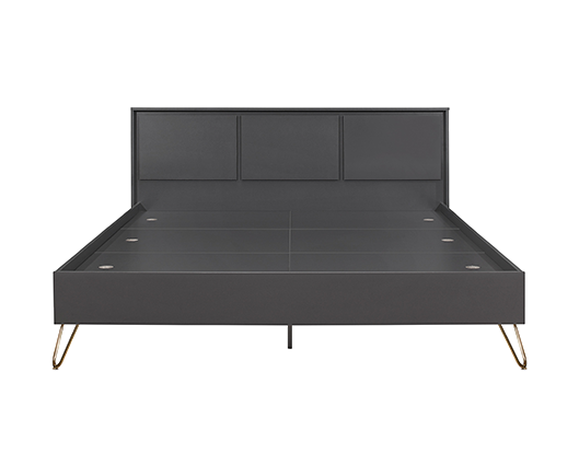 Arlo Small Double Bed- Charcoal