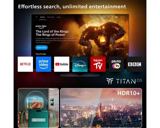 PHILIPS Ambilight 43PUS8000/05 43" Smart 4K Ultra HD HDR LED TV