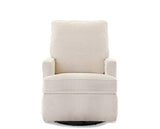 Madeline Swivel Glider Recliner Chair - Boucl" Style