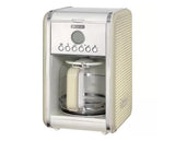 Ariete American 12 Cup Drip Vintage Coffee Machine - Cream