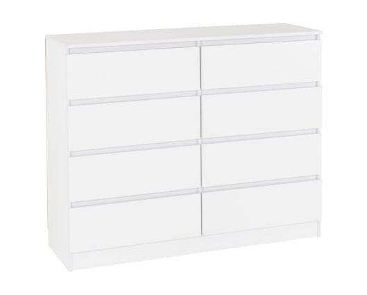 Marcus 8 Drawer Chest - White