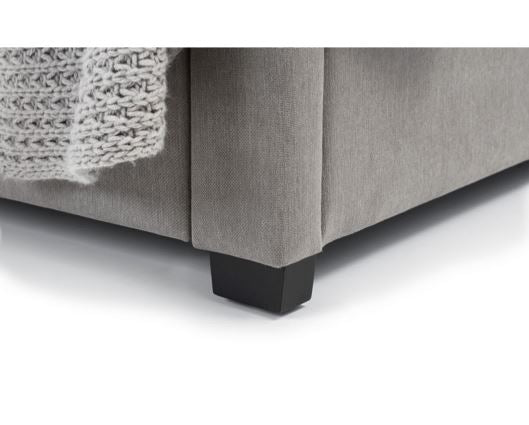 Frankie 4 Drawer Storage Fabric King Bed - Grey