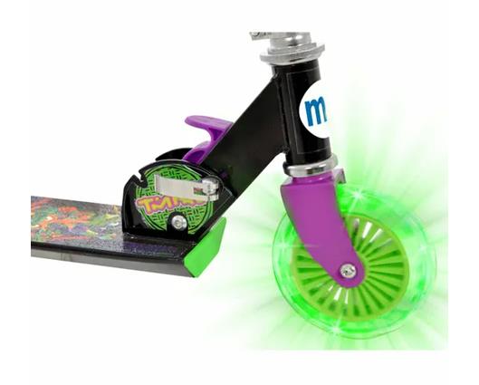 Turtles Folding Inline Scooter with Light Up Wheels