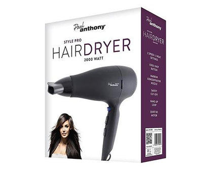 Lloytron H1517BK Paul Anthony Style 2000W Hair Dryer