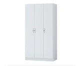 Easton 3 Door Double Wardrobe- White